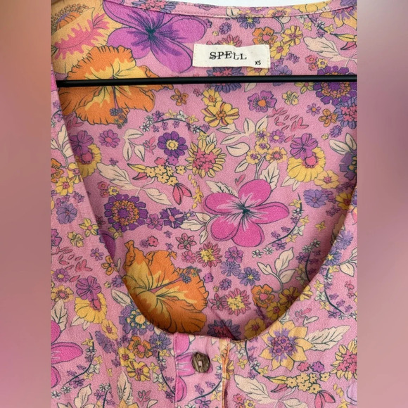 Spell Hibiscus Lane Mini Dress - Picture 9 of 12